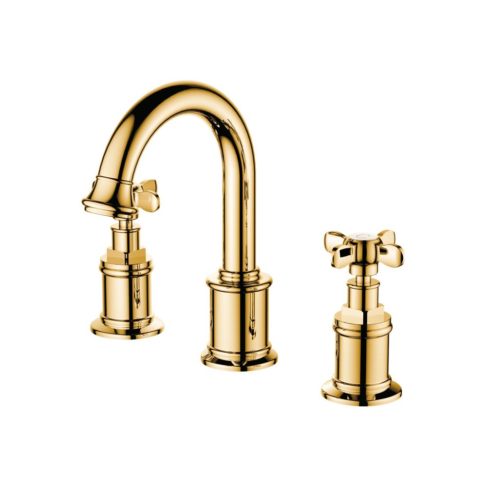 VICTORIAN LAVABO BATARYASI 3 DELİKLİ ALTIN