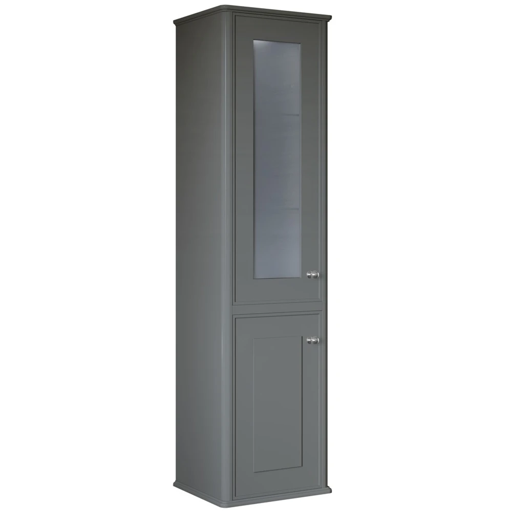 MİRO 42 CM BOY DOLAP MAT GRİ SOL