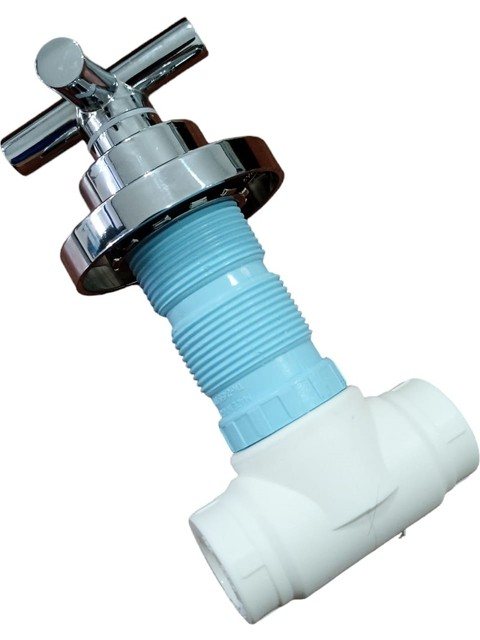 TURKUAZ 1/2" SU GİRİŞLİ ANKASTRE STOP VALF