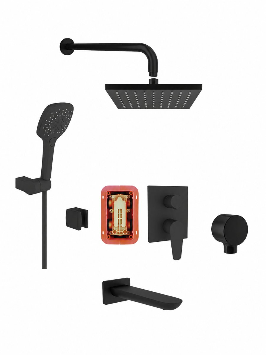 KALE ZERO PRO ANKASTRE BANYO BATARYASI SET MAT SİYAH