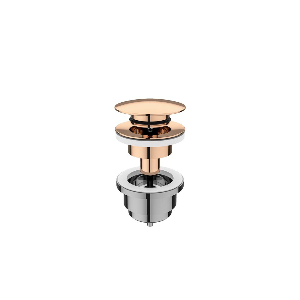 NOV UNIVERSAL LAVABO SÜZGEÇİ YUVARLAK ROSE GOLD