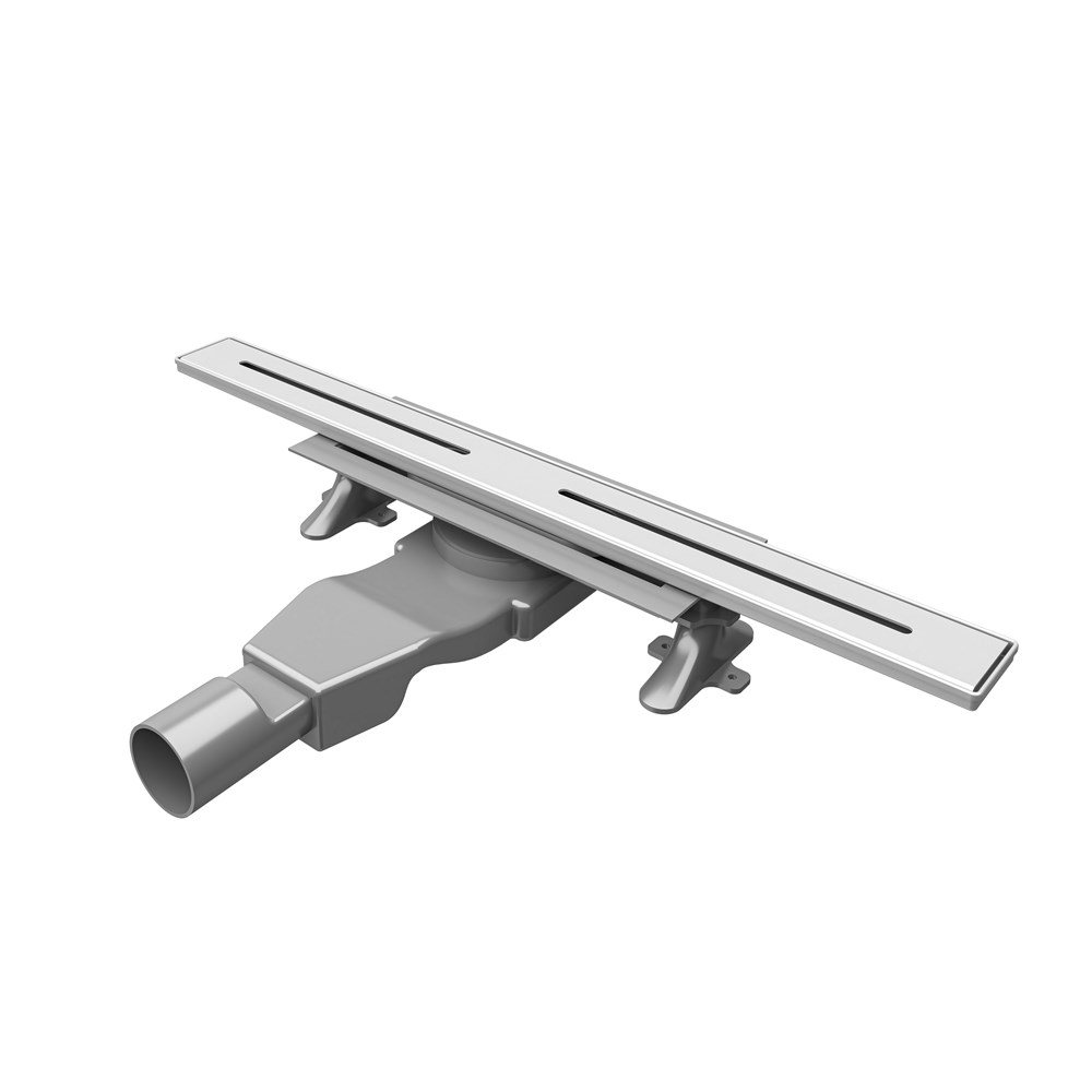 KALE SMARTLINE QDRAİN 60 CM SATİNE INOX DUŞ KANALI YANDAN ÇIKIŞLI