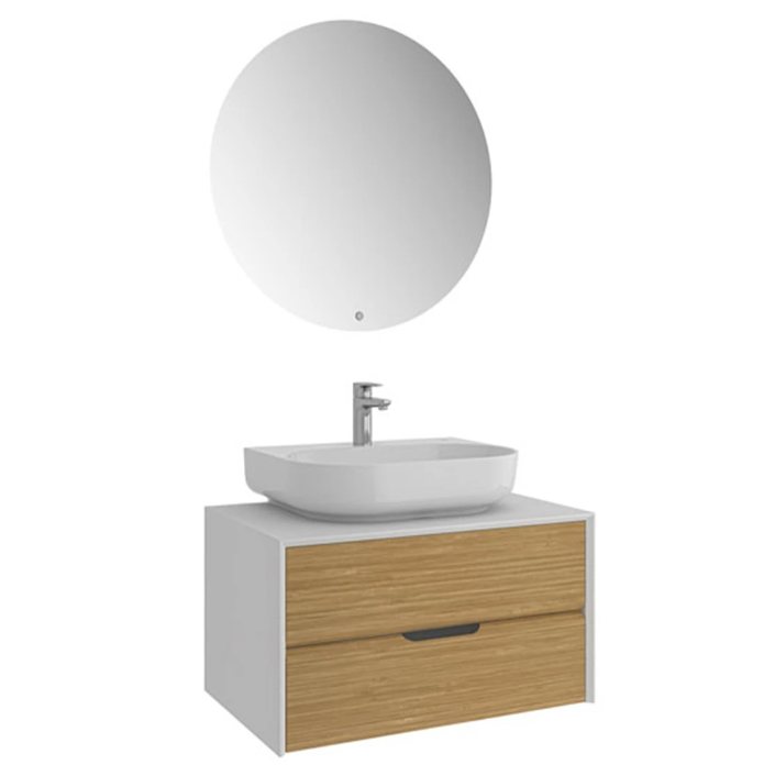 ZERO 2.0 80 CM SET BEYAZ-MEŞE (OVAL ÇANAK ARMB)