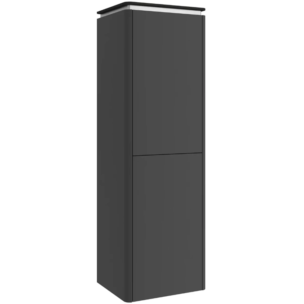 LOTUS 45 CM BOY DOLAP MAT SİYAH-ANTRASİT