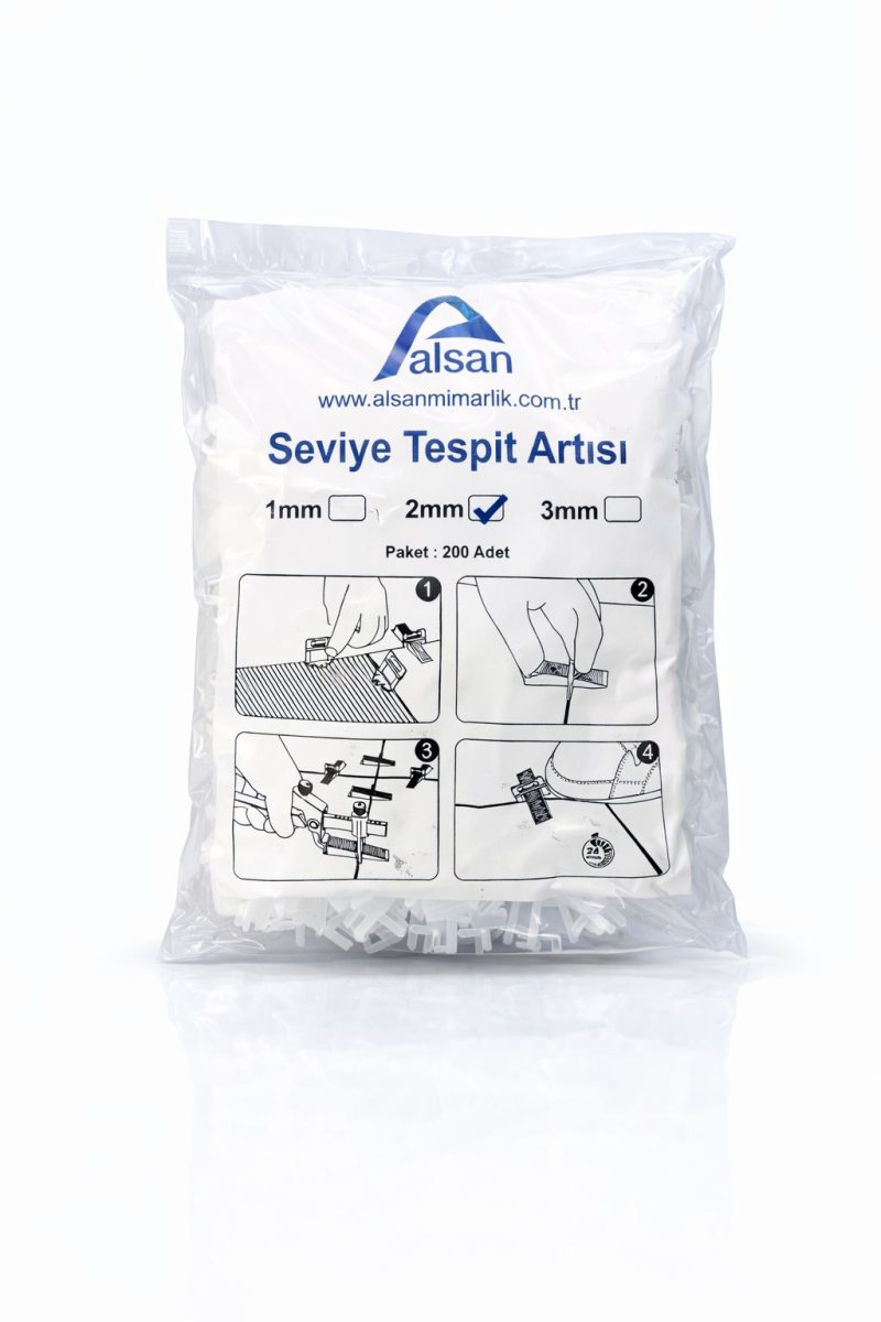 1 MM SEVİYE KLİPSLİ DERZ ARTISI