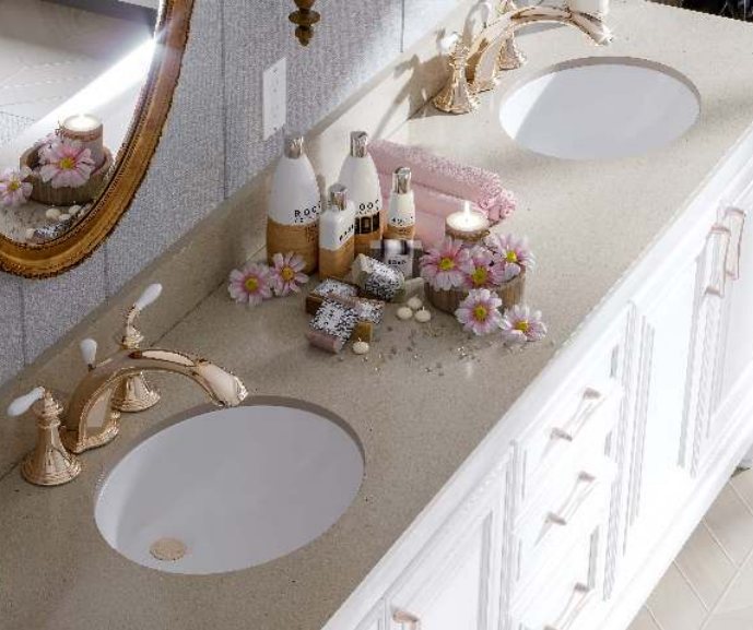 TURAVİT TEZGAH ALTI LAVABO OVAL