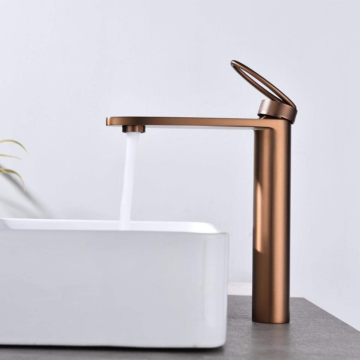 Eternal XL Yüksek Lavabo Bataryası Brushed Rose Gold