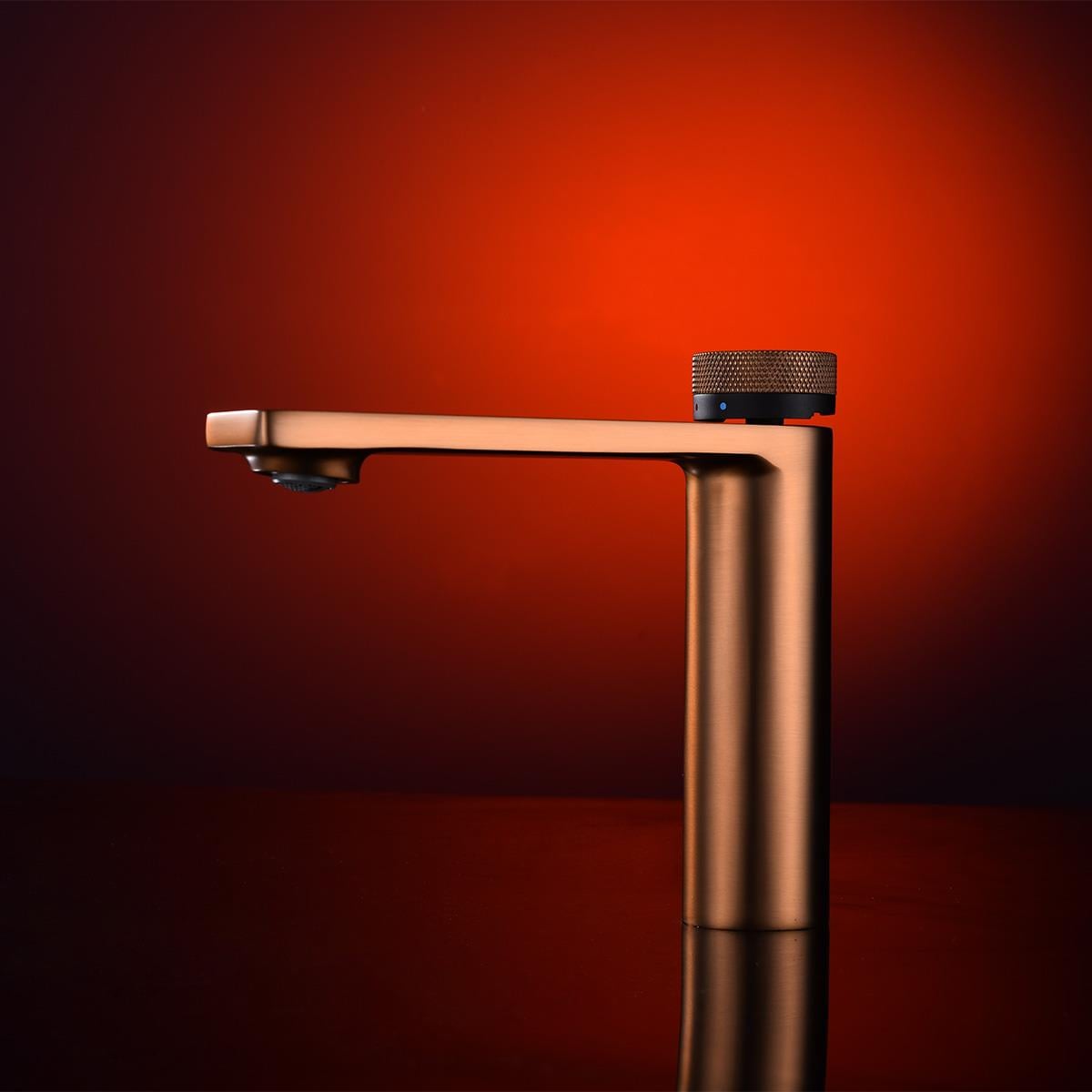 Mondrian Lavabo Bataryası Brushed Rose Gold