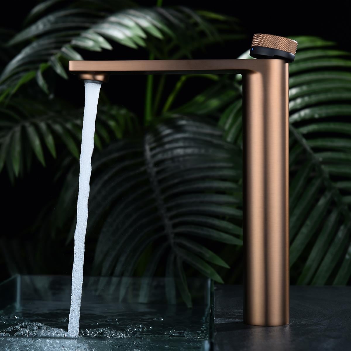 Mondrian XL Yüksek Lavabo Bataryası  Brushed Rose Gold