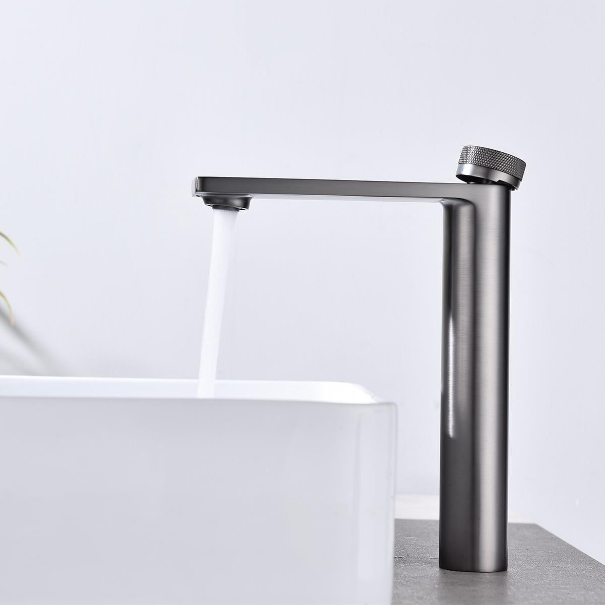 Mondrian XL Yüksek Lavabo Bataryası  Gun Metal
