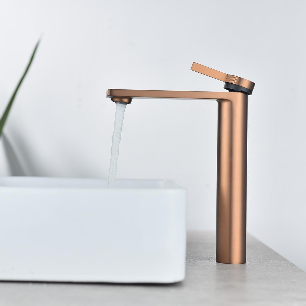 Giano XL Yüksek Lavabo Bataryası  Brushed Rose Gold