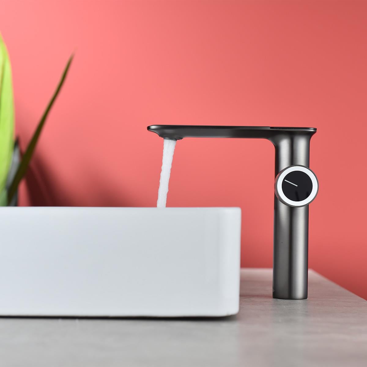 Sky XL Yüksek Lavabo Bataryası  Gun Metal